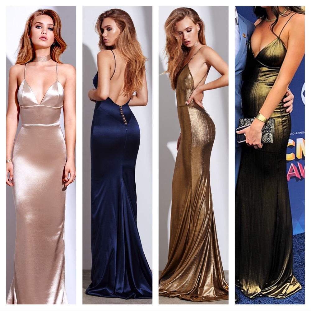 Gemeli Power Sachi Lu gown in Gold